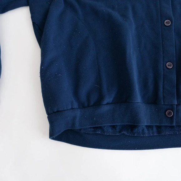 Vintage Blair Navy Aztec Button Up Cardigan Sweater Size Xl - Picture 8 of 12